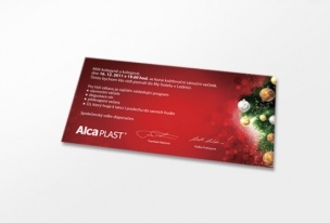 Vánoční pozvánka - Alcaplast s.r.o.